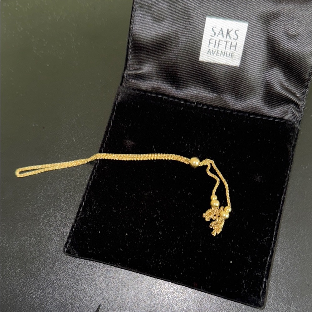 14K Saks Fifth Avenue Gold Bracelet